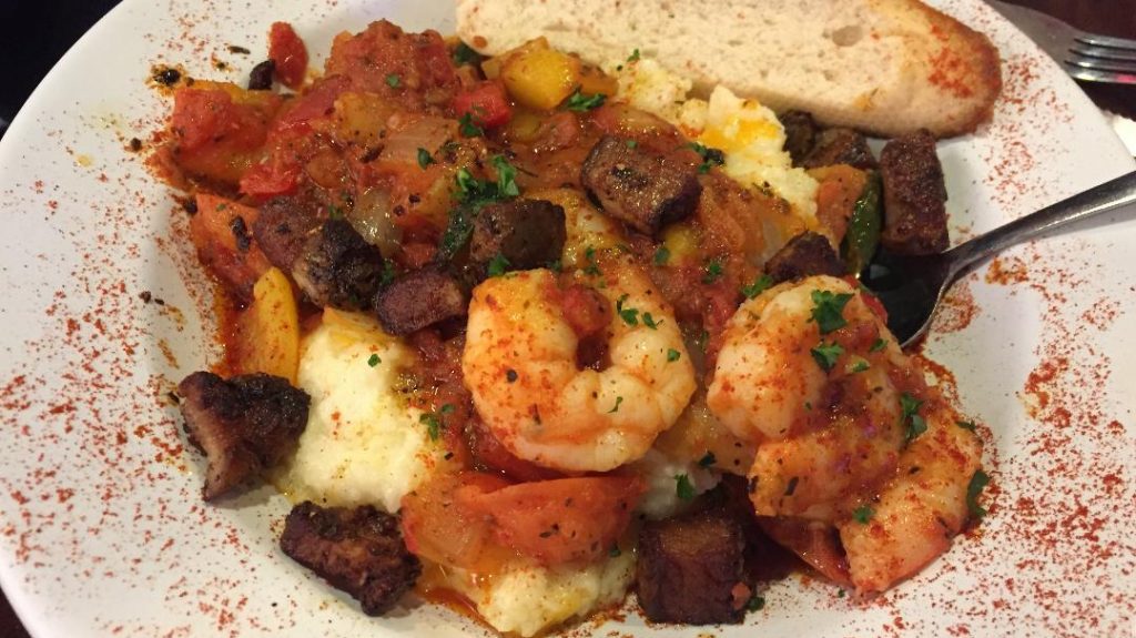 Acadian Grille Shrimp and Grits