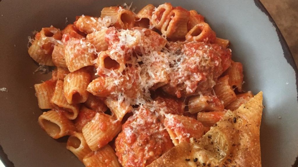 Forno Rigatoni and Pork Meatballs
