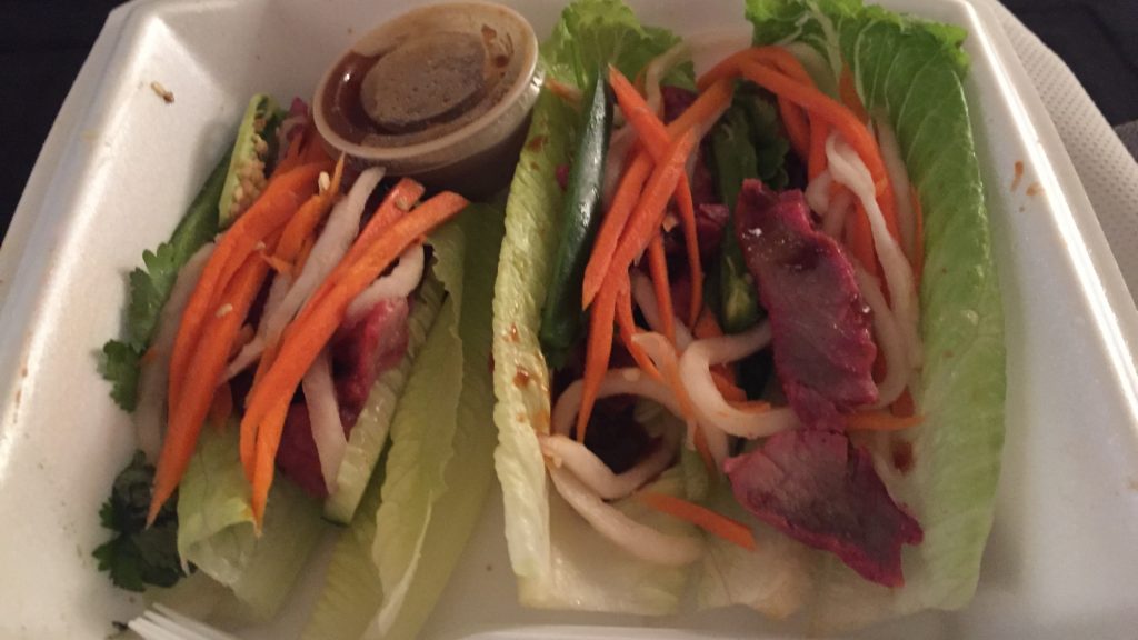 Banhwich Cafe Lettuce Wraps