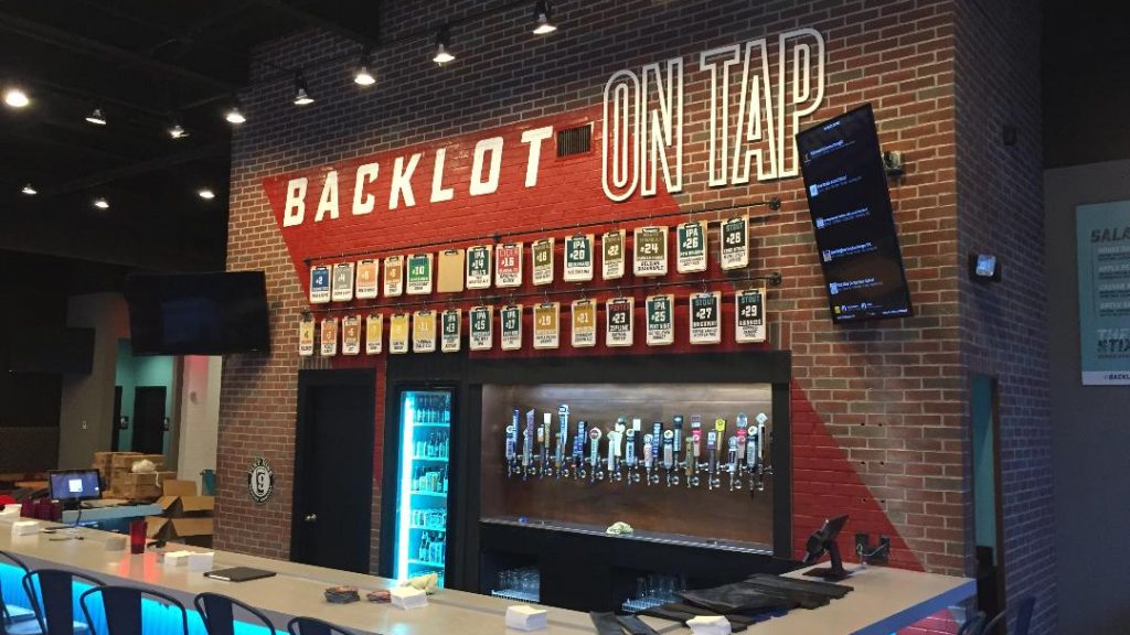 Backlot Taphouse Beers