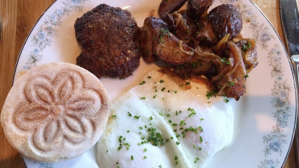 Forno Eggs, Sausage, and Fried Potatoes