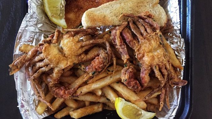 A Taste of New Orleans Soft Shell Crab Basket