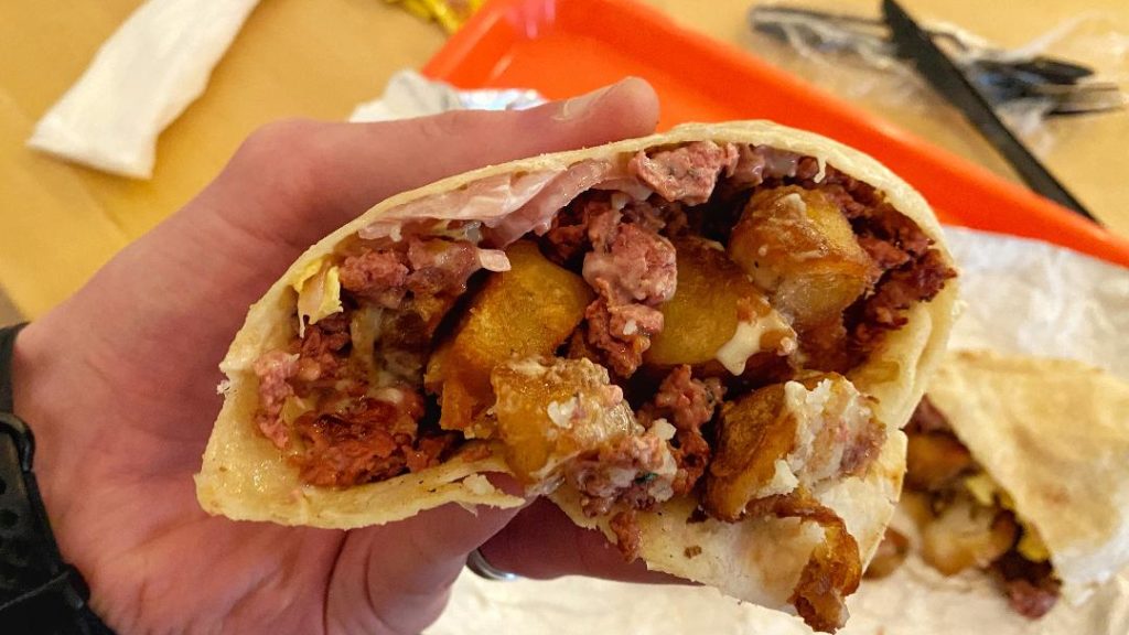 WD Cravings Sausage Breakfast Burrito
