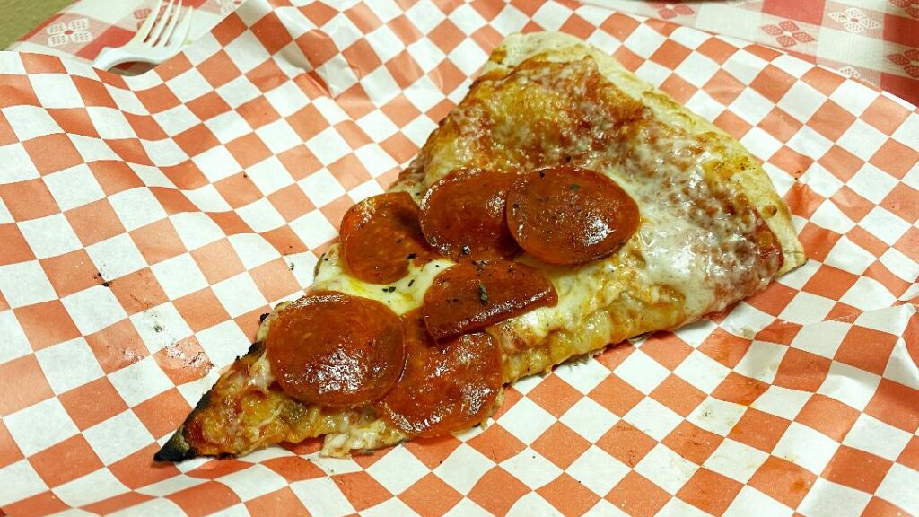 Brick Oven Pizzeria Slice of Pepperoni Pizza