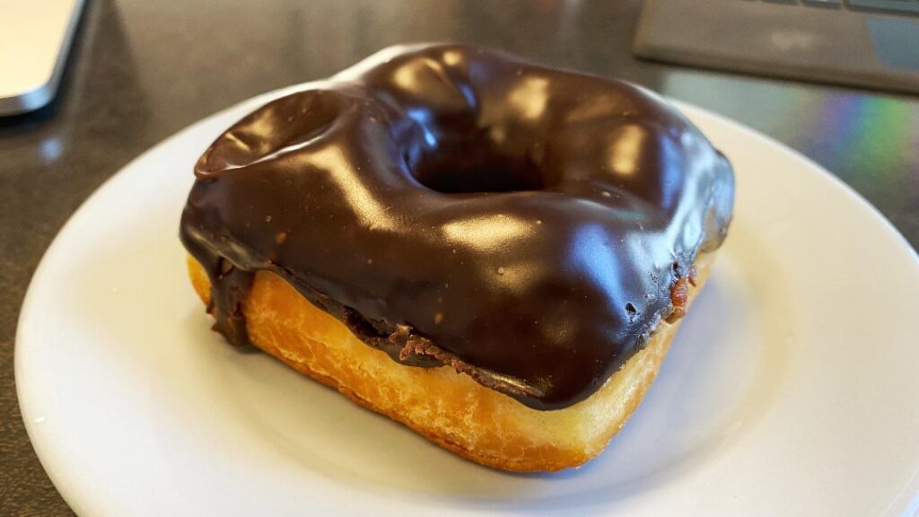 Square Donut Chocolate Frosting