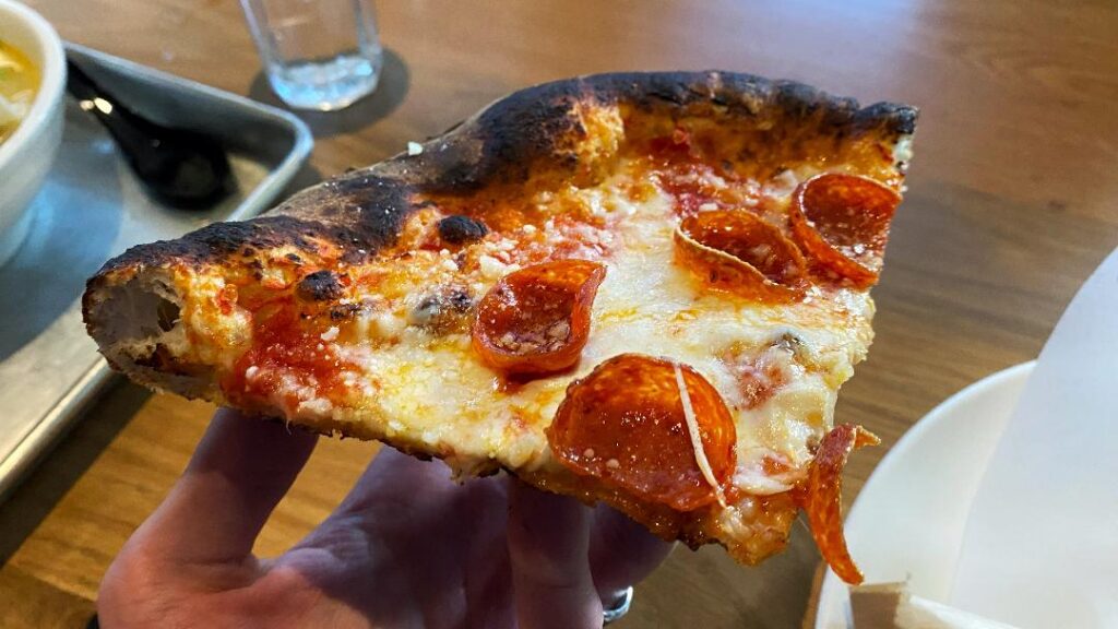 Pop's Pepperoni Pizza Slice