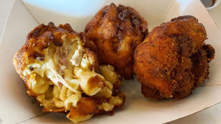 Pulled BBQ Pulled Pork Mac & Cheese Balls