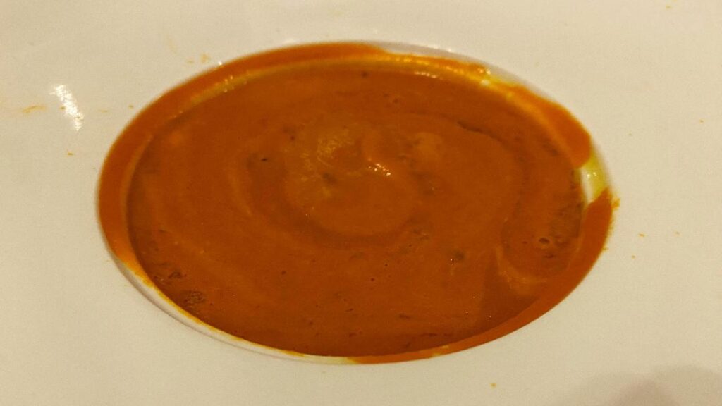 A Foreign Taste Tomato Soup post-pour