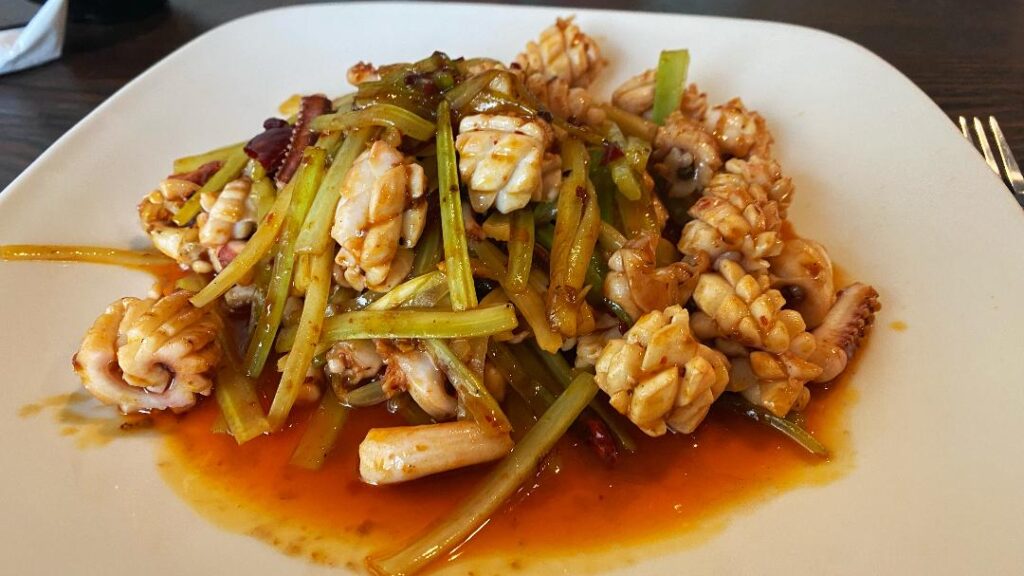 Blue & Fly Asian Kitchen Spicy Squid