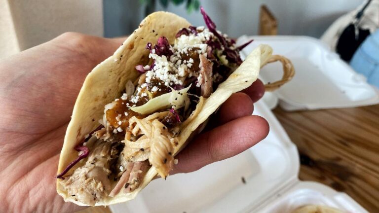 Mission Ave BBQ Pulled Pork Taco
