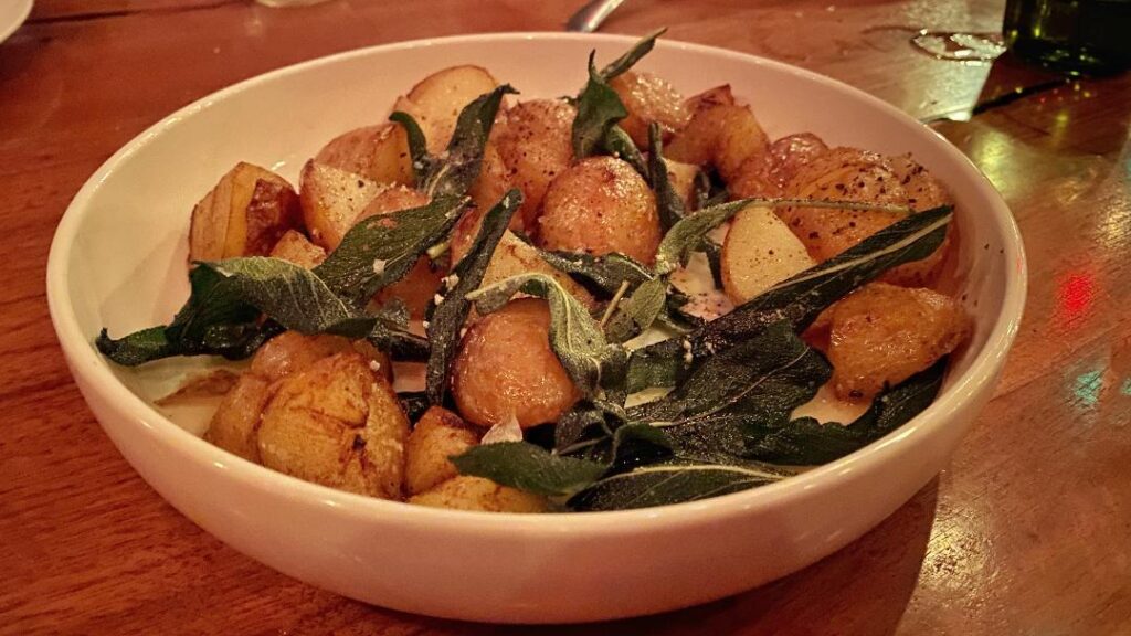 The Portico Experience New Potatoes w/ Fried Sage