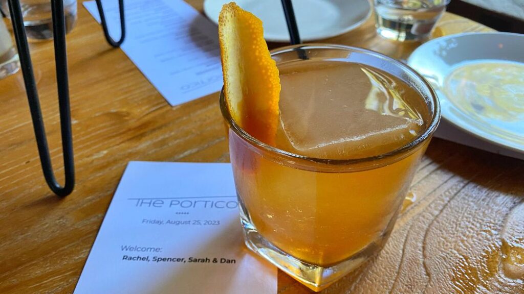 The Portico Experience Old Fashioned
