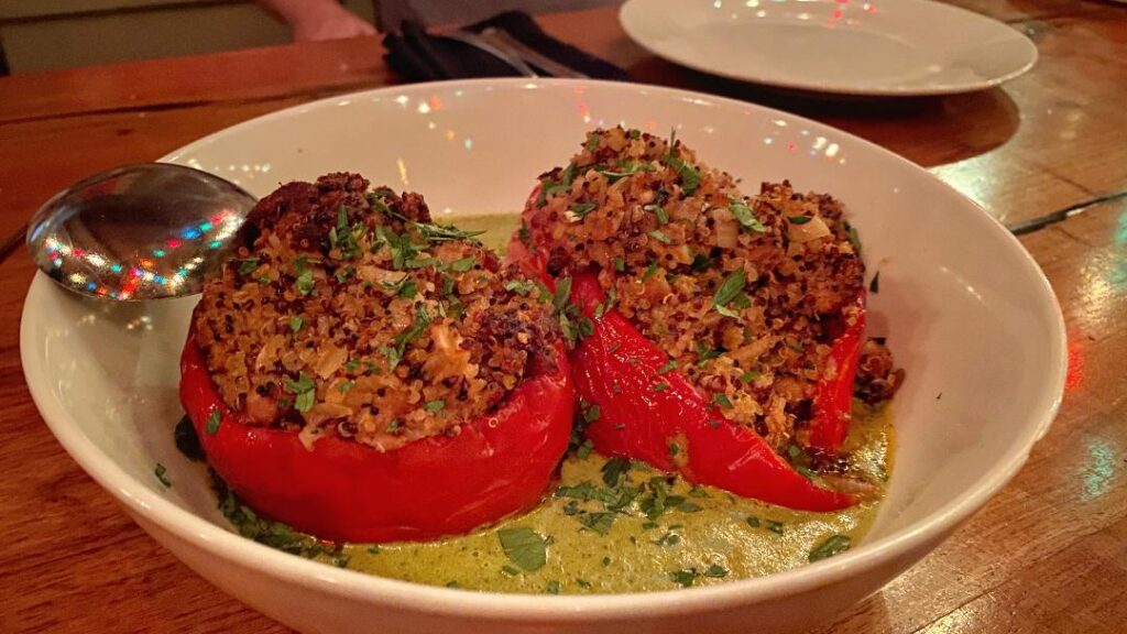 The Portico Experience Stuffed Peppers