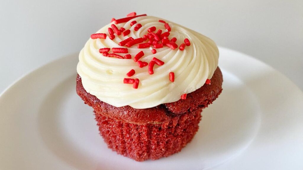 Dave's Cakes of Omaha Red Velvet Cupcake