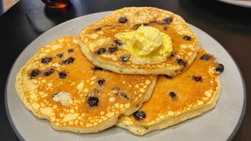 Time to Rise & Shine Blueberry Pancakes