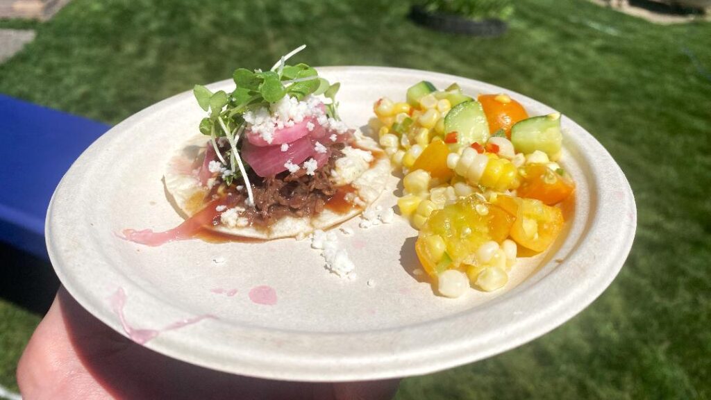 Battle of the Chefs Bison Short Rib Taco