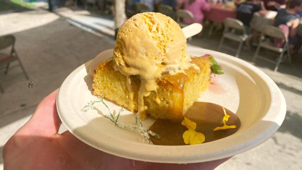 Battle of the Chefs Carrot Cornbread Cake