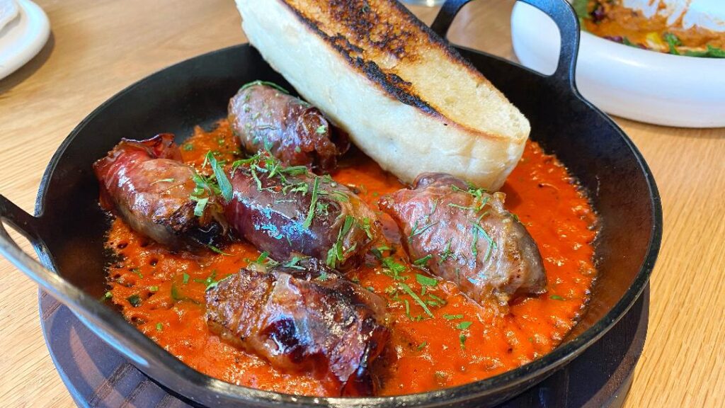 Clio Merguez Sausage Stuffed Dates