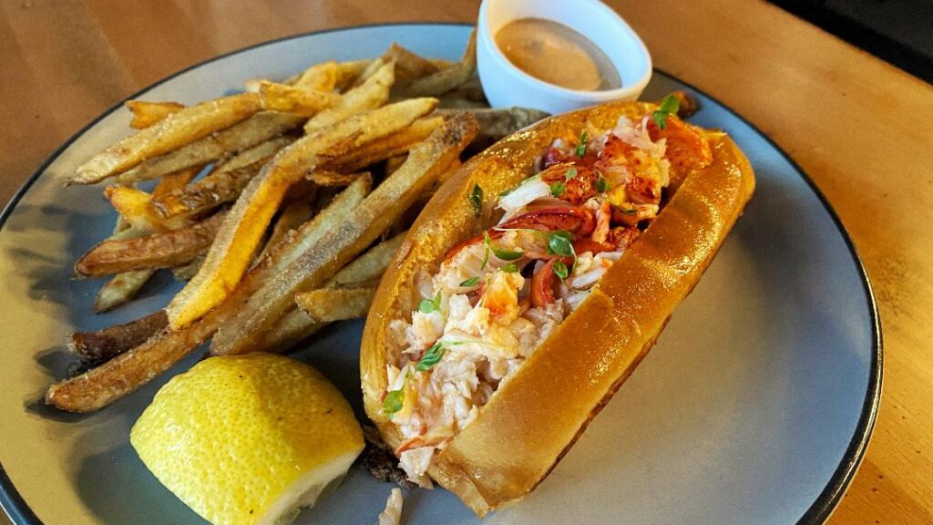 Ooh De Lally Lobster Roll meal