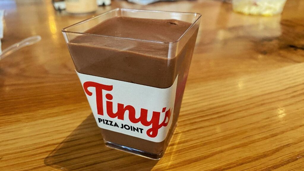 Tiny's Pizza Joint Chocolate Raspberry Mousse