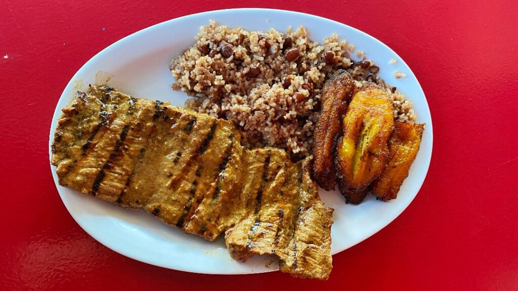 QS Grill Steak Carne Asada Platter (top view)