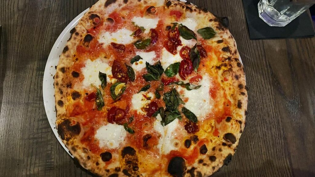 Dante Margherita DOP Pizza Top View