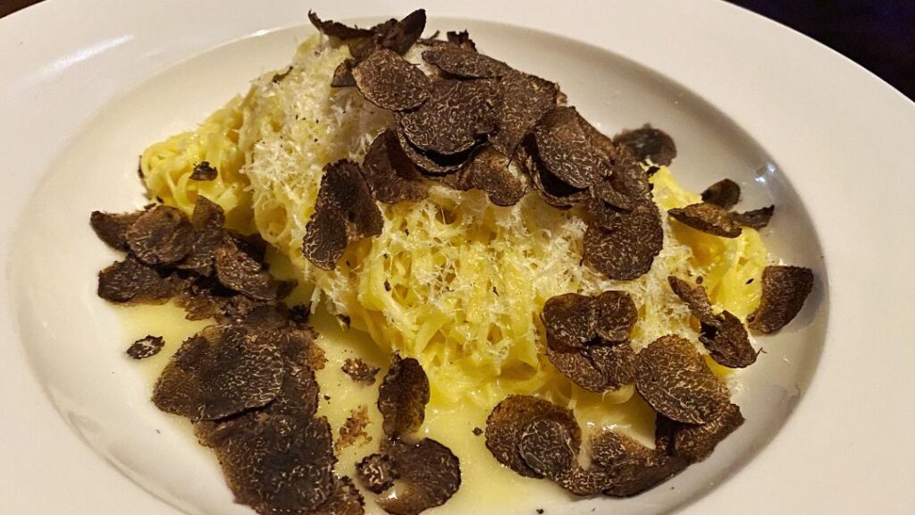 Semo Pasta + Wine Tajarin + Black Truffle