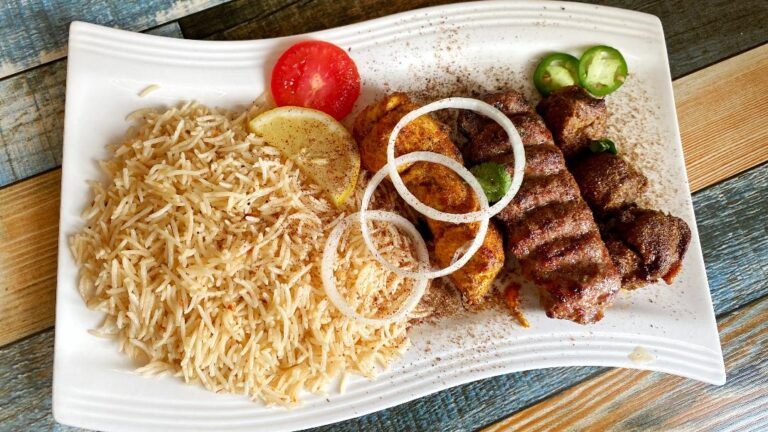 Shaheen's Afghan Cuisine Mix Combo top view