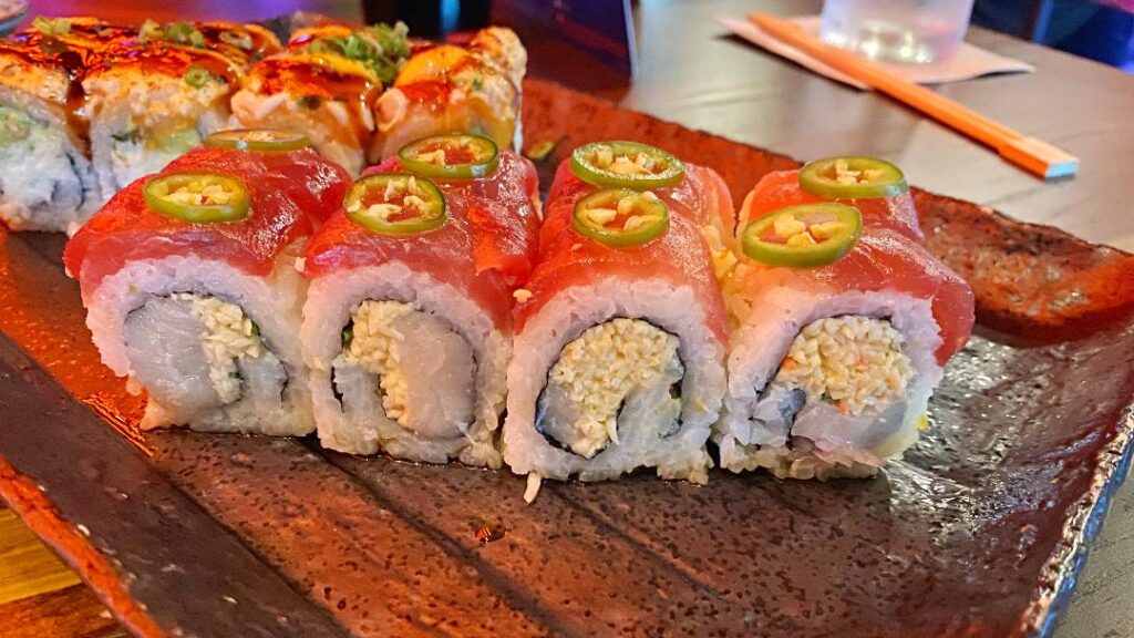 Blue Sushi & Sake Grill Spanish Fly Roll