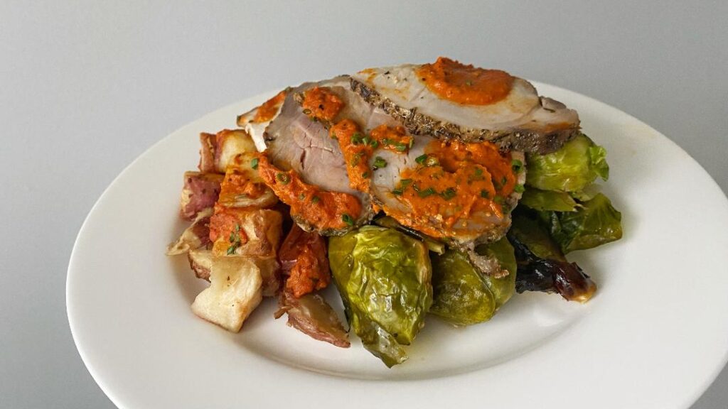Clean Slate Food Co Pork Romesco Bowl