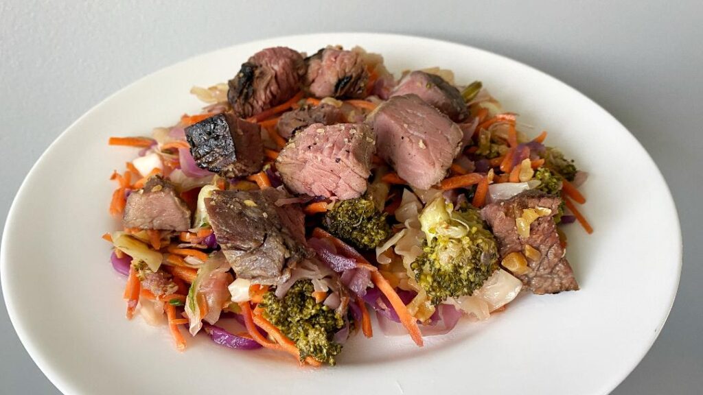 Clean Slate Food Co Steak Egg Roll in a Bowl