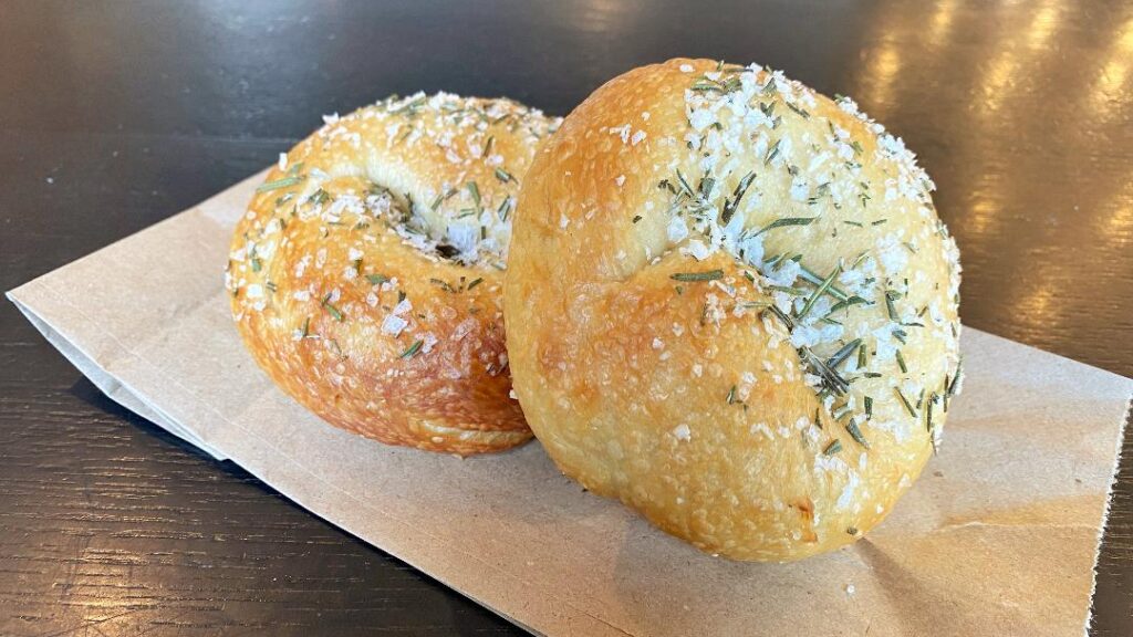 Know Good Eats Salted Rosemary Bagels