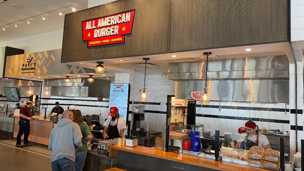 All American Burger Inner Rail