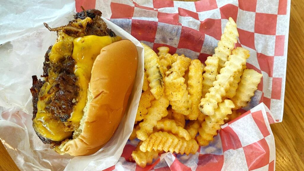 All American Burger Nebraska Smash & Fries