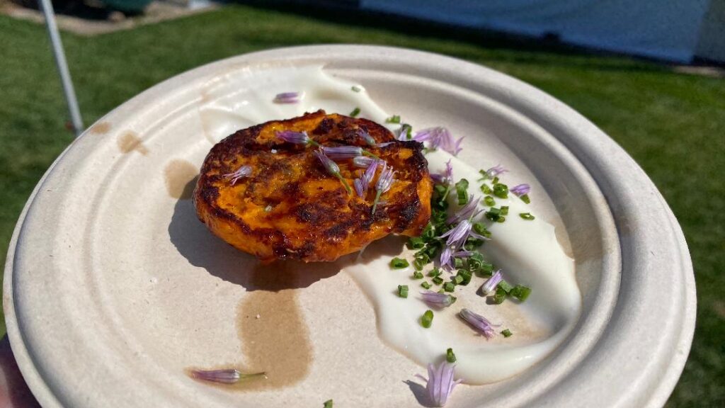 Battle of the Chefs Sweet Potato Fritter