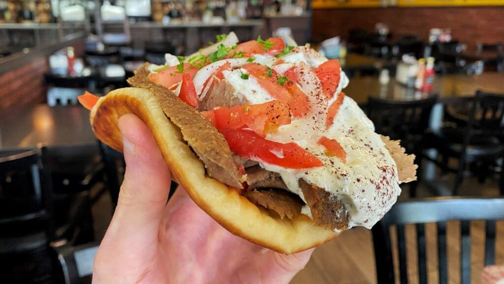 El Basha Gyro (in hand)