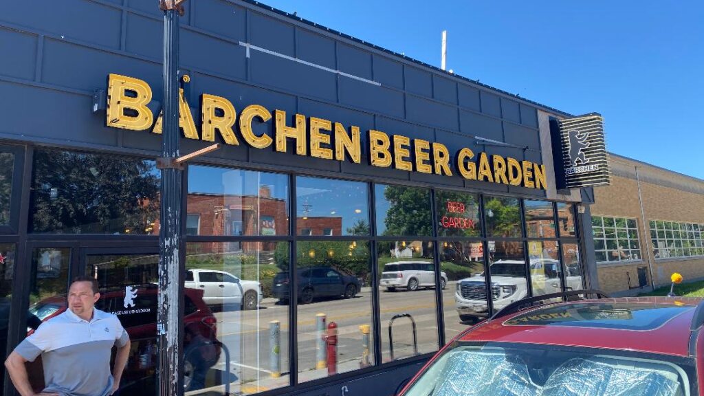 Barchen Beer Garden Exterior