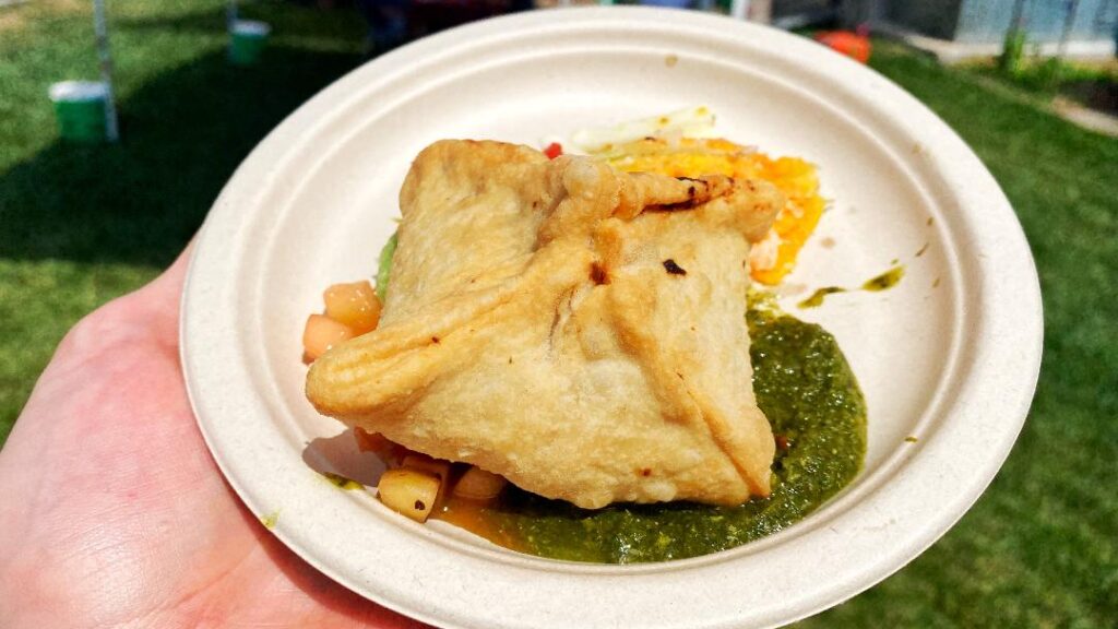 Battle of the Chefs Mushroom Samosa