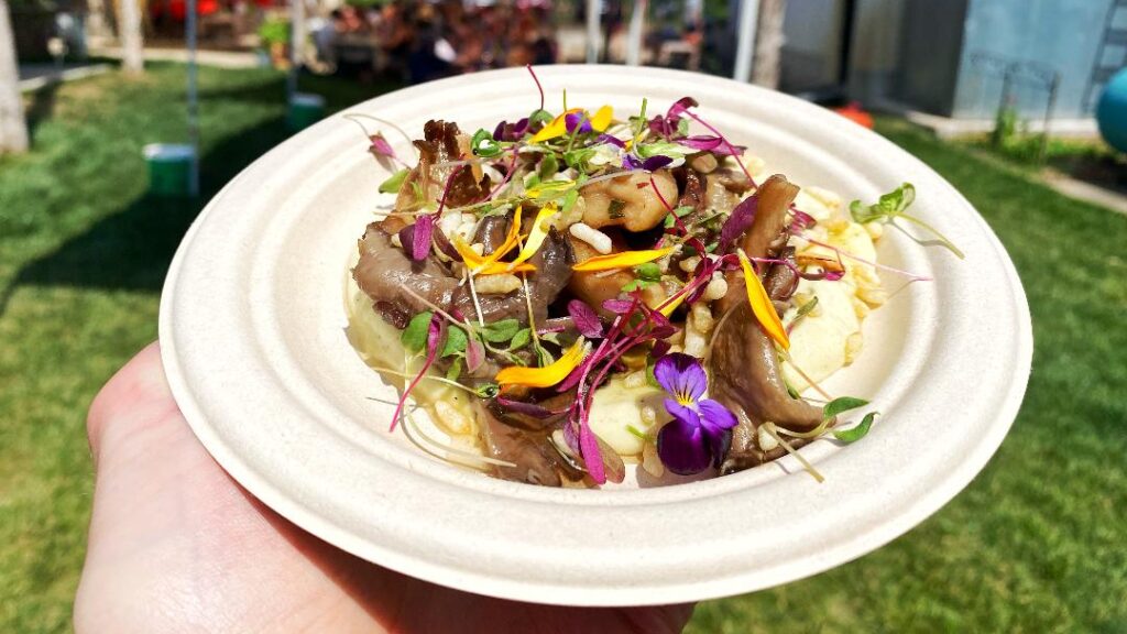 Battle of the Chefs Wood Grilled Oyster Mushrooms