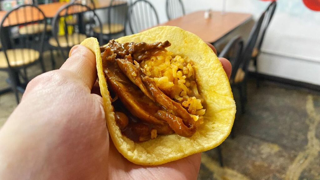 Tixteco Chicken w: Red Mole Taco