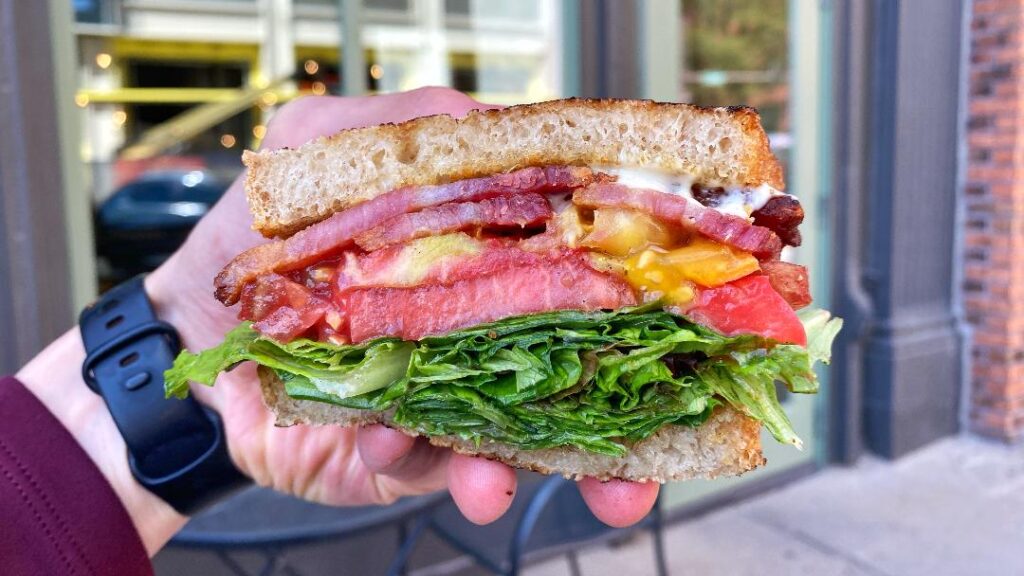 Kitchen Table BLT (in hand)