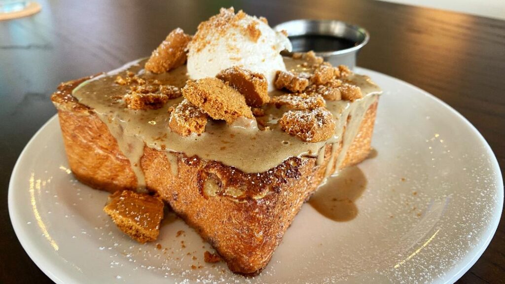 SET The Bar Biscoff Crumble French Toast