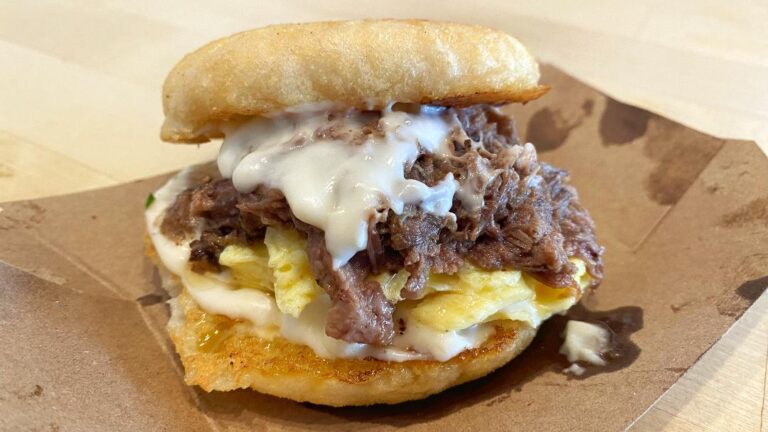 WD Cravings Short Rib Breakfast Sandwich