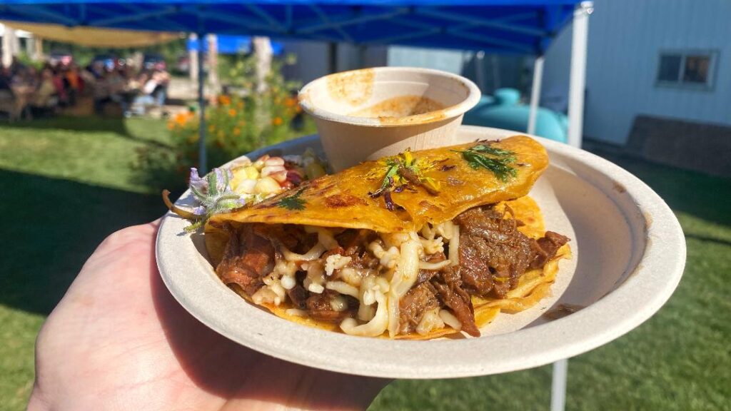 Battle of the Chefs Bison Birria Taco