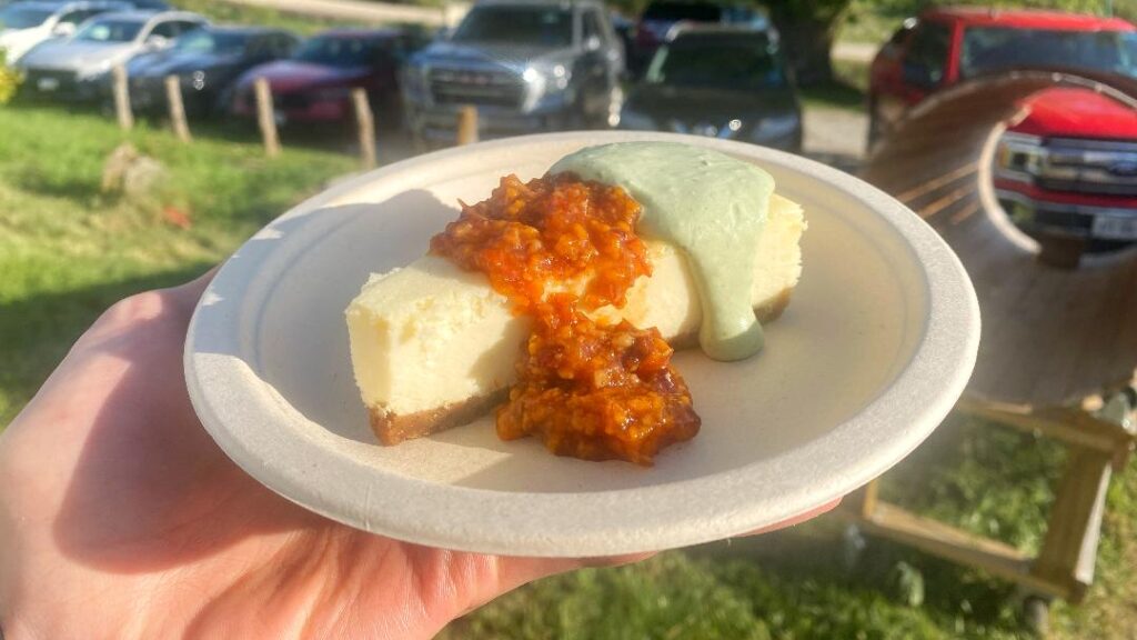 Battle of the Chefs Caprese Cheesecake