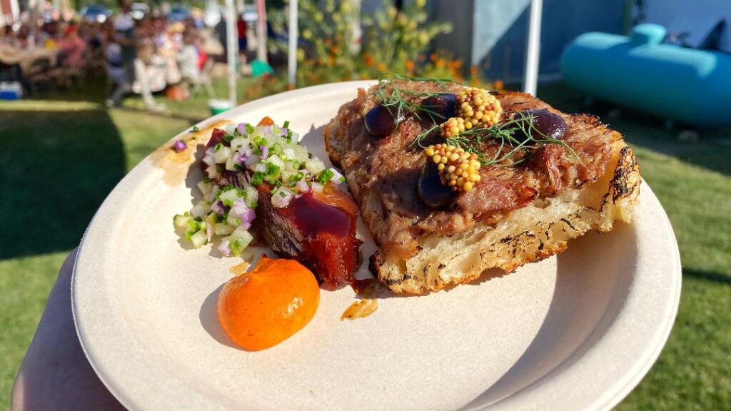 Battle of the Chefs Pork Rilletes Tartine & Slow Roasted Pork Belly