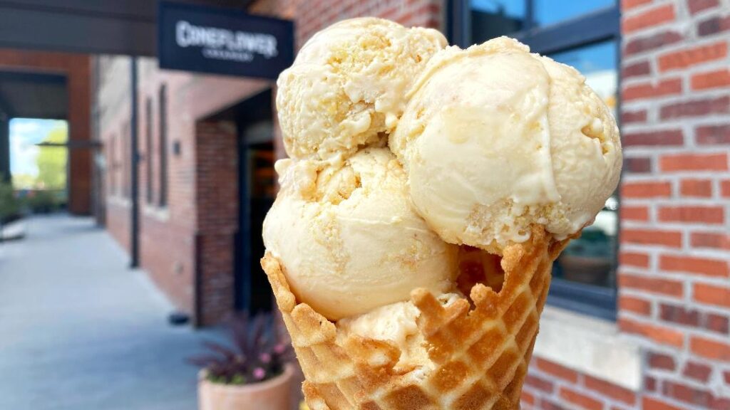 Coneflower Creamery Cornbread & Hot Honey