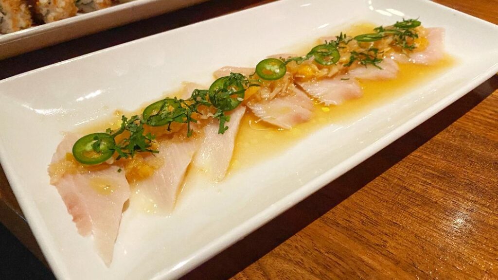 Memoir Yellowtail Sashimi