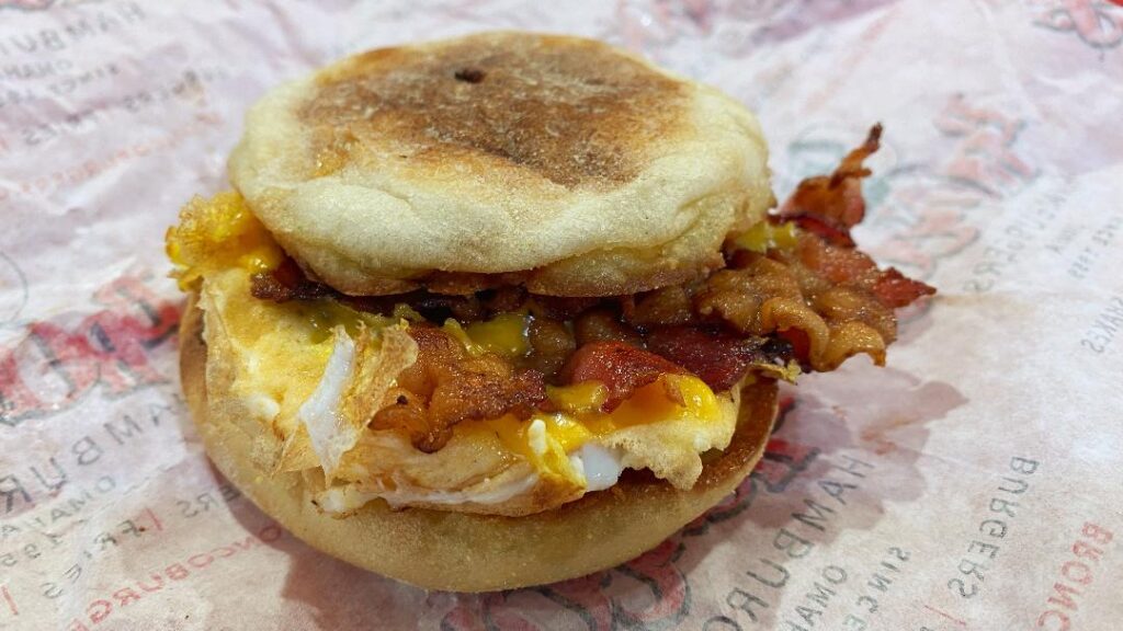 Bronco's Bacon Egg And Cheese