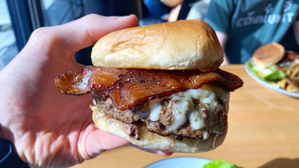 Ooh De Lally ODL Burger (in hand)